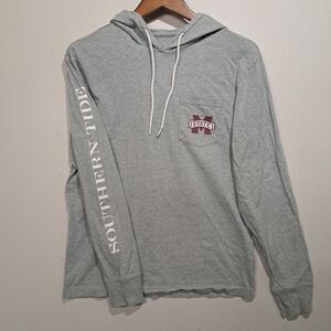 Missouri State Southern Tide Hoodie Hooded Long Sleeve Pocket T Shirt Mens Small